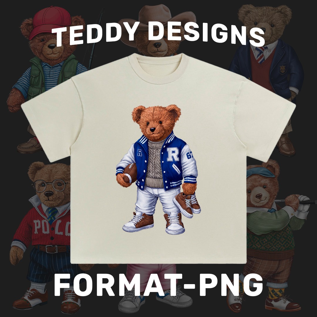 30 Teddy Bear Bundle pack - t-shirt design