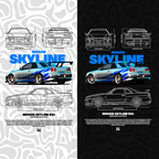 Nissan Skyline GTR R34 Fast and Furious Template