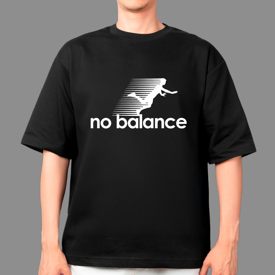 No balance t-shirt design