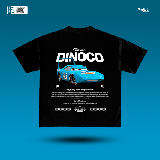 The King Dinoco Cars / T-shirt Design