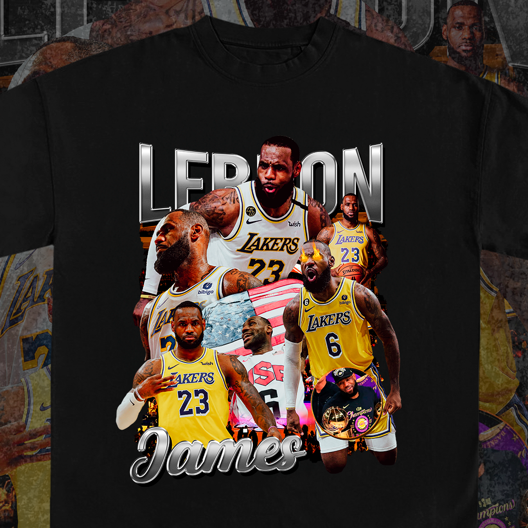 Le*bron Ja*mes Bootleg - t-shirt design