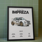 Subaru Impreza WRX Sti - Poster / digital file