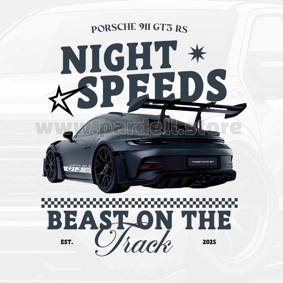 BEAST ON THE TRACK - T-SHIRT DESIGN