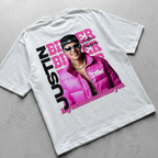 Diseño para camiseta Bieber Pink