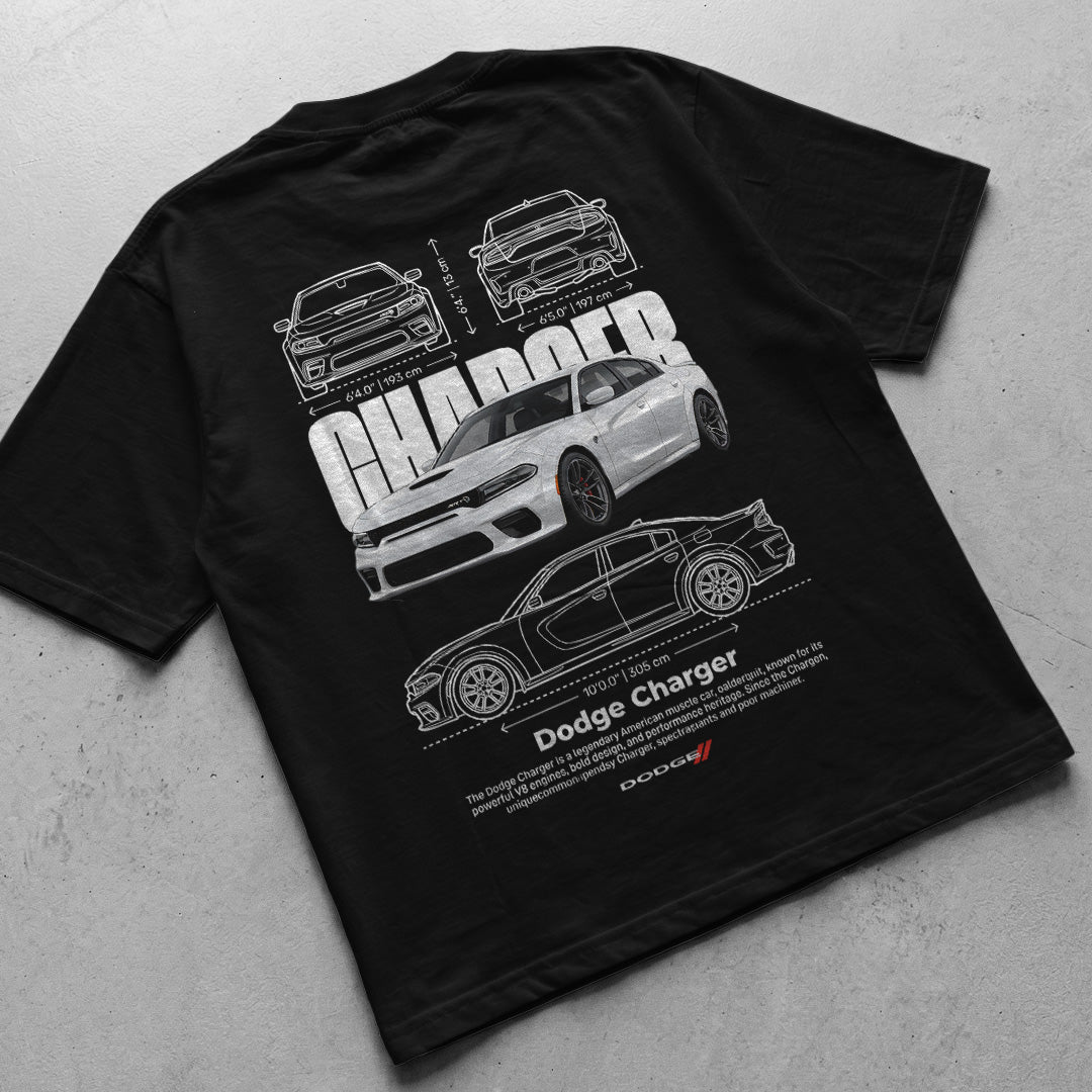 Car t-shirt design Dodge Charger