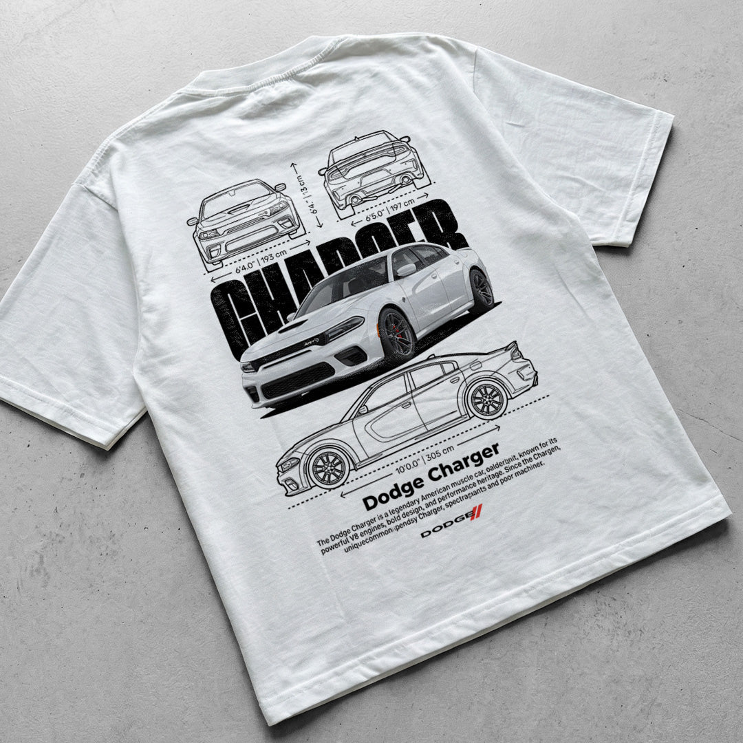 Car t-shirt design Dodge Charger