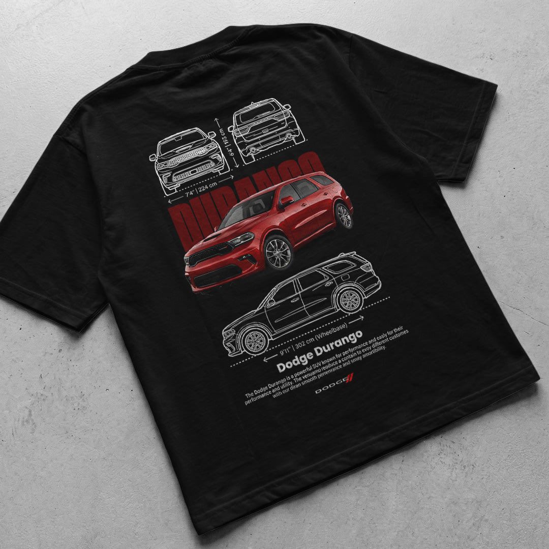 Car t-shirt design Dodge durango