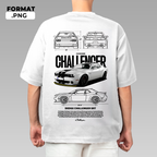 Car design for t-shirt, graphic, vector for print