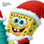 Estilo crochet 31 diseños para Sublimacion & DTF Feliz Navidad