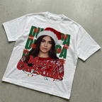 Merry Christmas design Dua Lipa t-shirt design