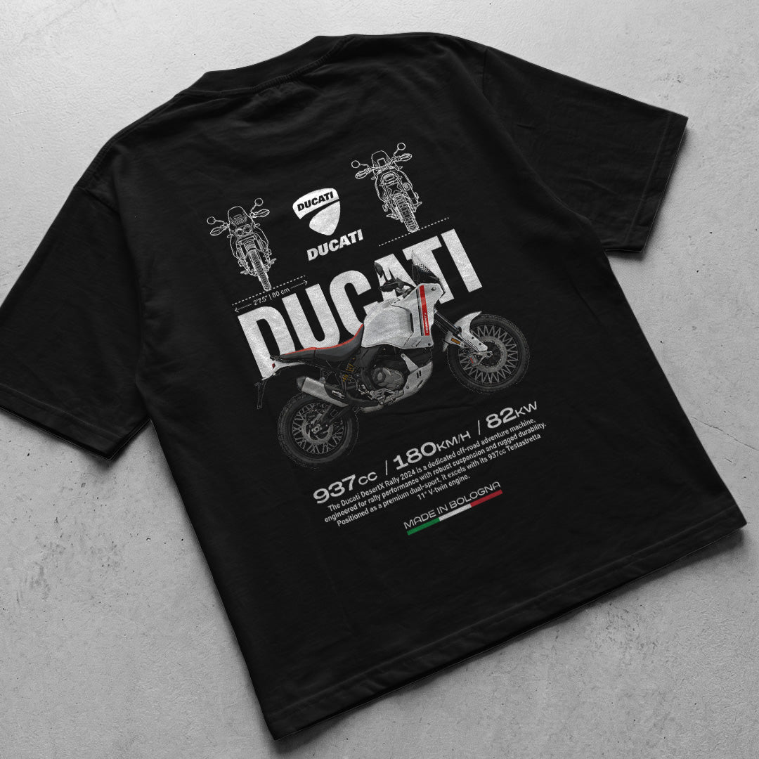 Motorcycle t-shirt design Ducati DesertX Rally