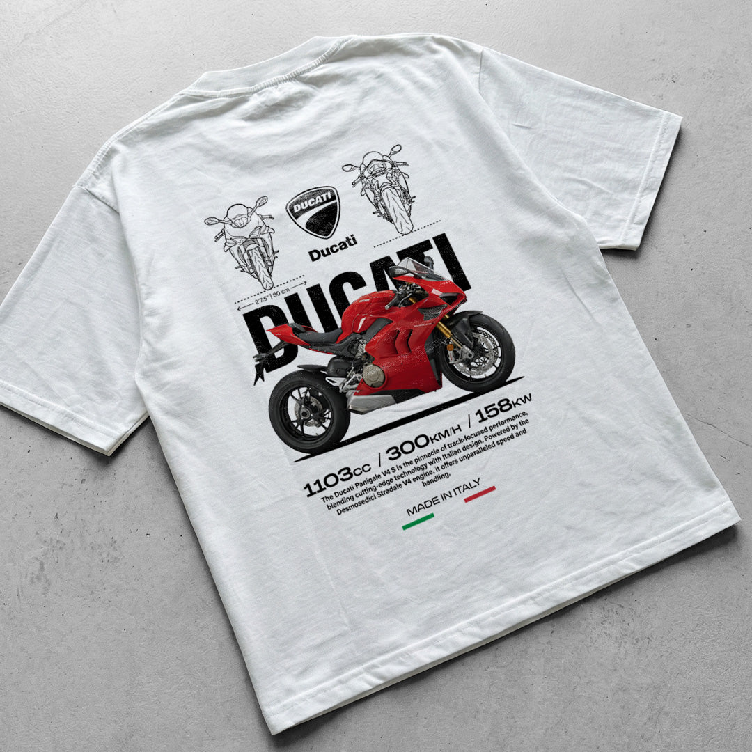 Motorcycle t-shirt design Ducati Panigale V4 s