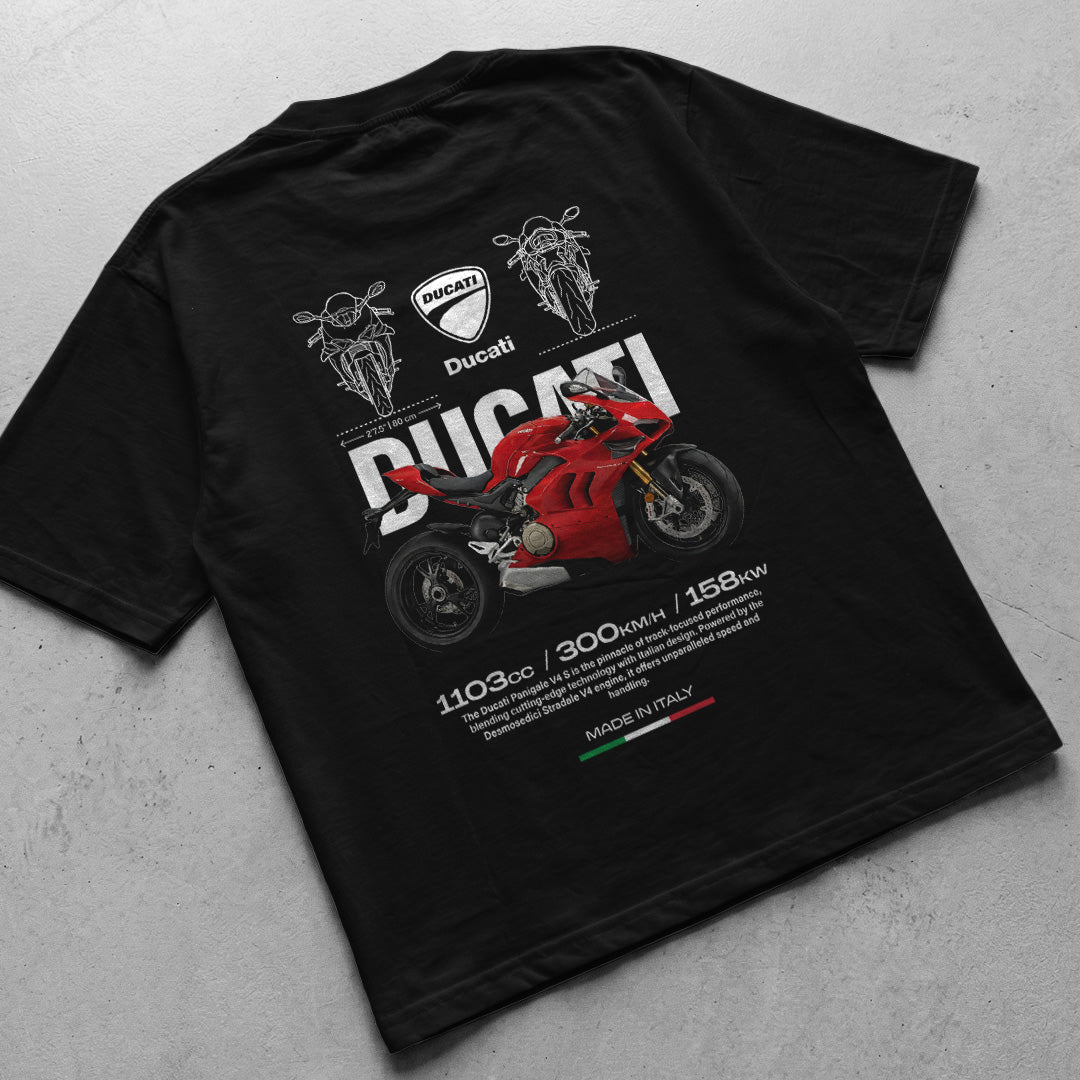 Motorcycle t-shirt design Ducati Panigale V4 s