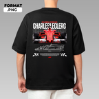 Sportscar-inspired T-shirt illustration – digital