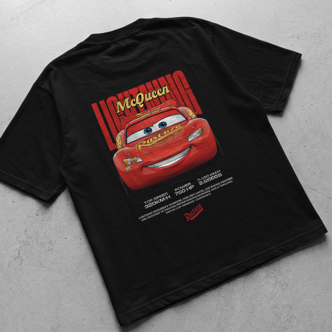 Car t-shirt design Lightning McQueen