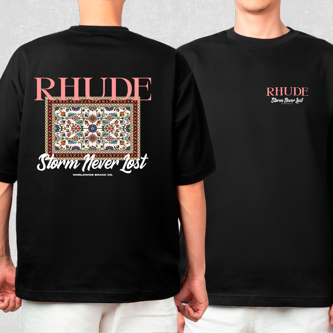 RHUDE Storm never lost - t-shirt design