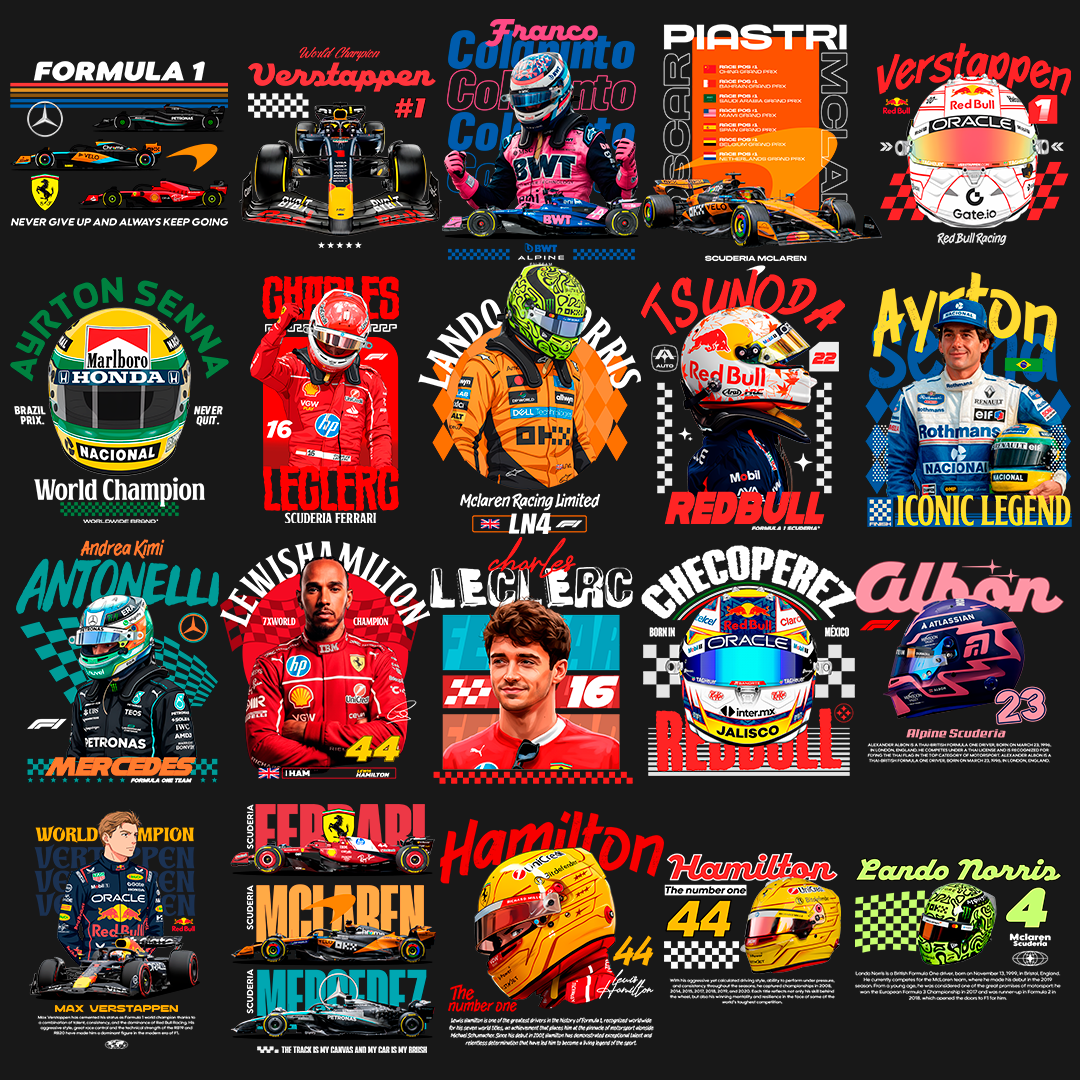 20 Speed Unlimited Grand Prix vibes PREMIUM PACK DESIGNS