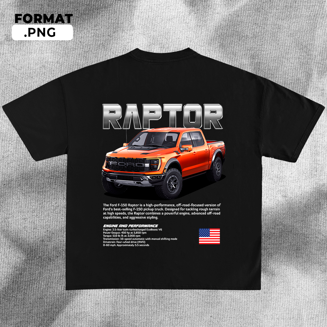 Ford F-150 Raptor - t-shirt design – Pardell