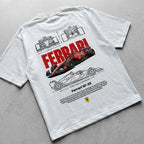 Car t-shirt design Ferrari SF-25