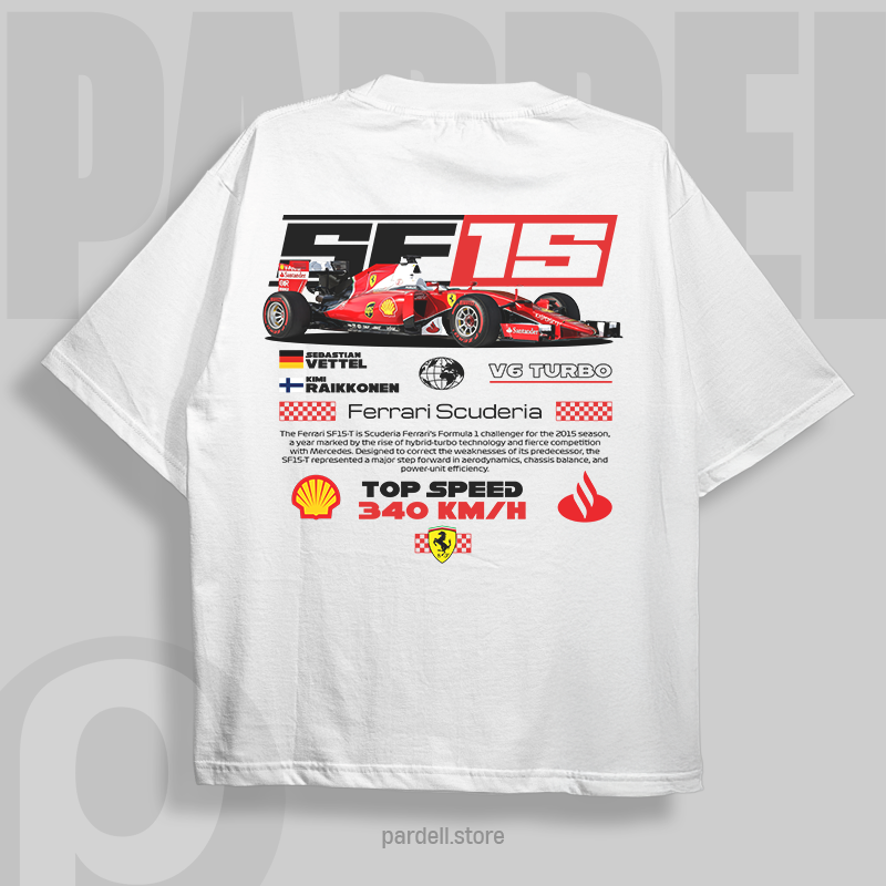 Car t-shirt design SF15 Ferrari t-shirt design