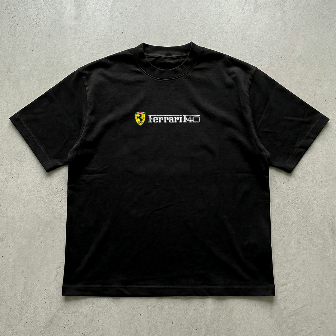 Car t-shirt design Ferrari F40 LM
