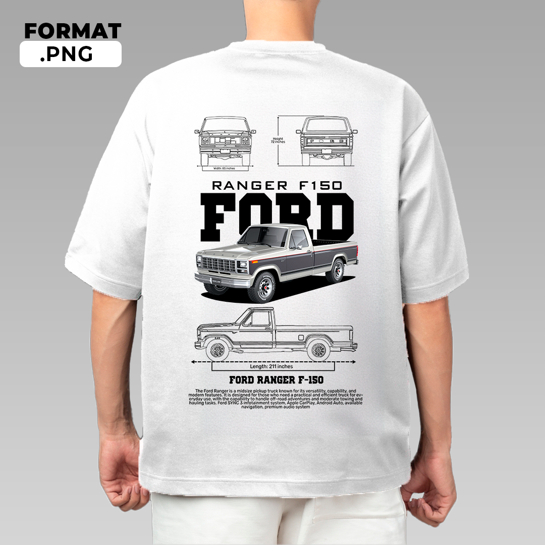 Ford Ranger F-150 - T-shirt design