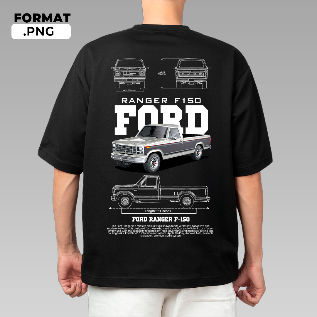 Automotive illustration T-shirt design – instant digital