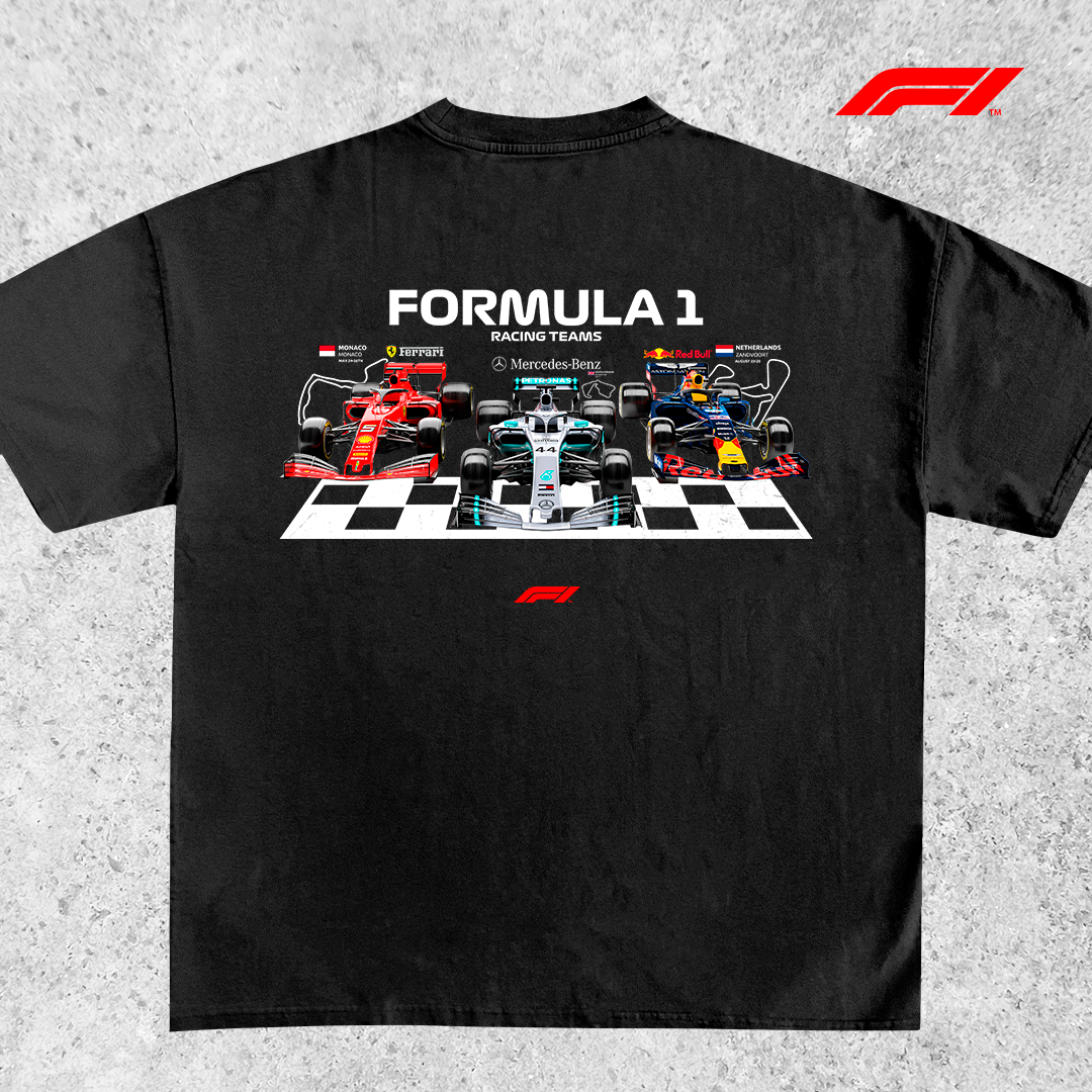 Formula 1 Racing Teams Pole - T-shirt design