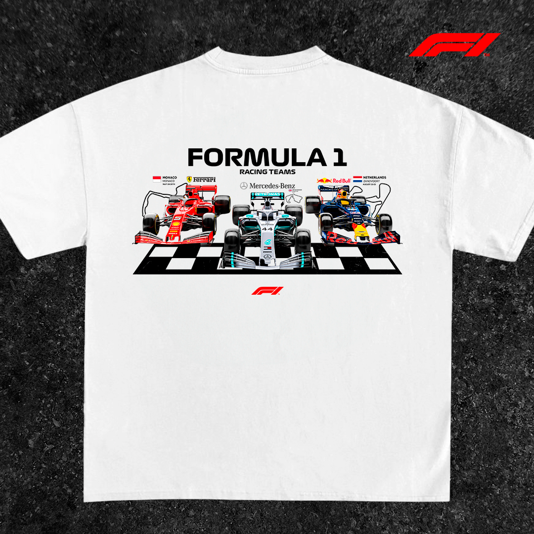 Formula 1 Racing Teams Pole - T-shirt design