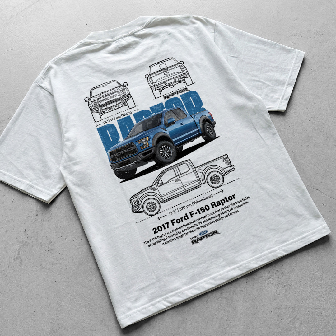 Car t-shirt design Ford F-150 Raptor