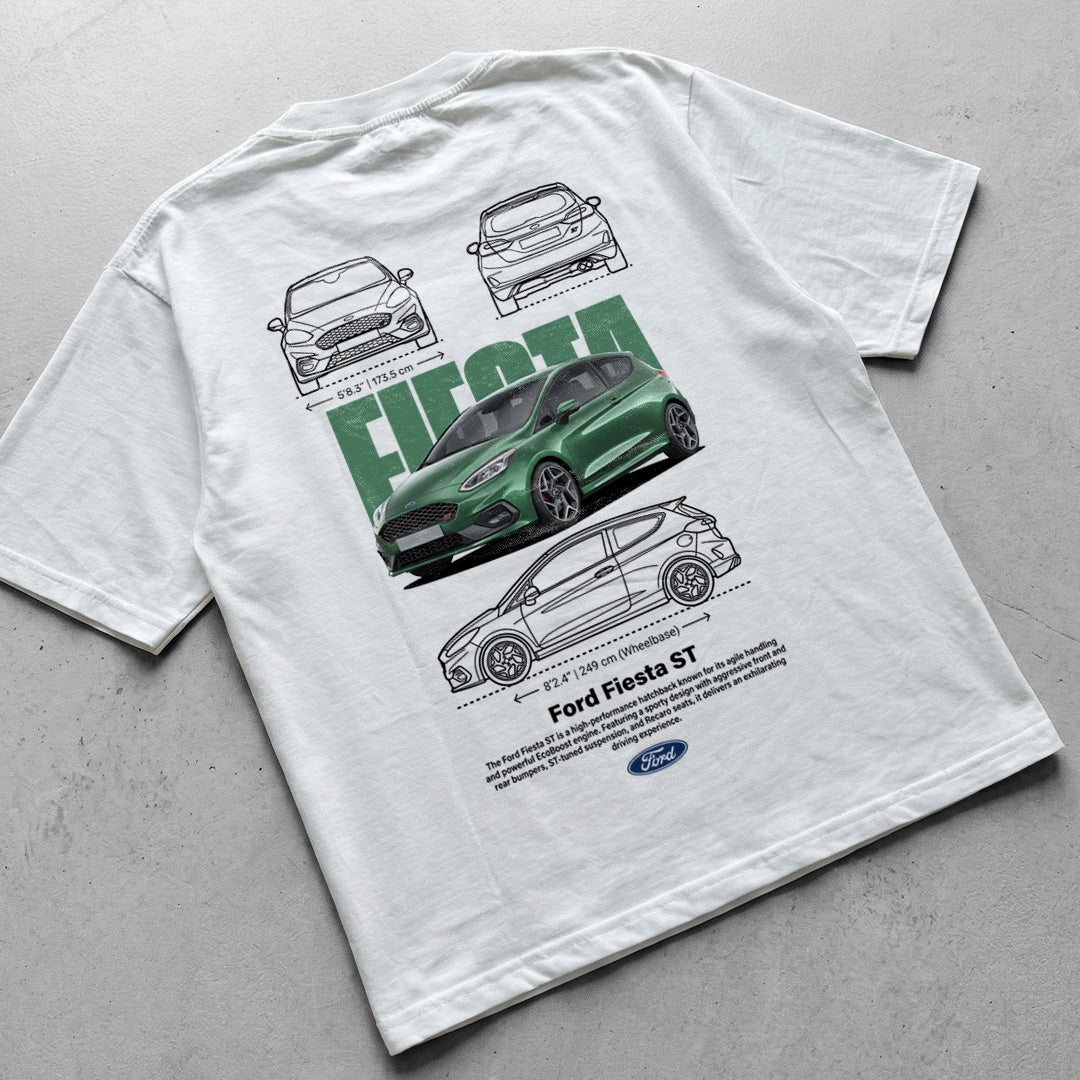 Car t-shirt design Ford Fiesta ST