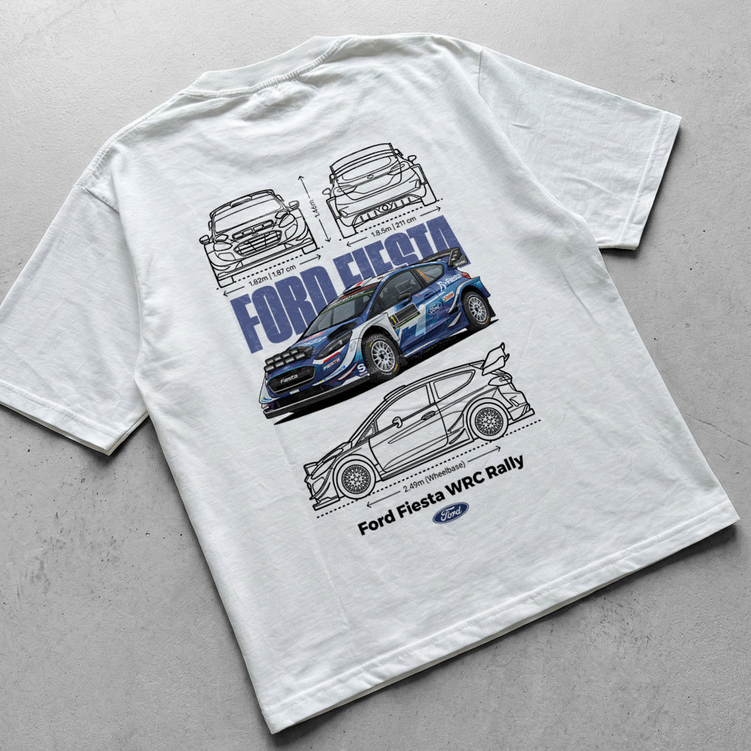 Car t-shirt design Ford Fiesta WRC