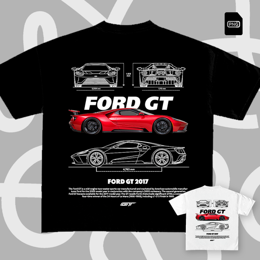 Ford GT 2017 t-shirt design to print