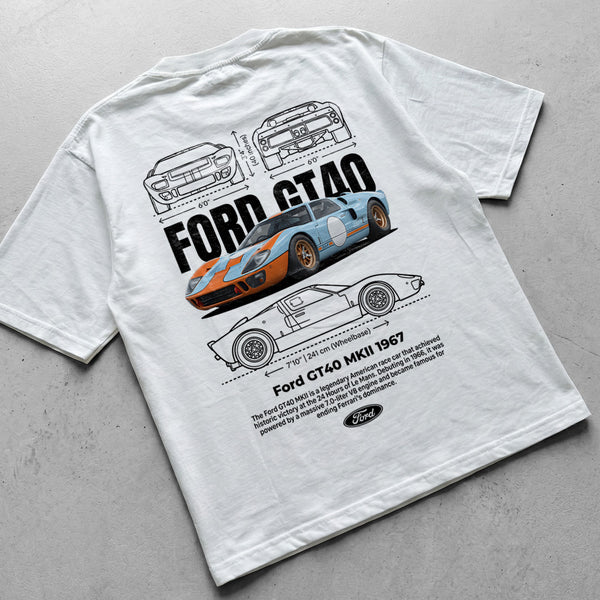 Car t-shirt design Ford GT40