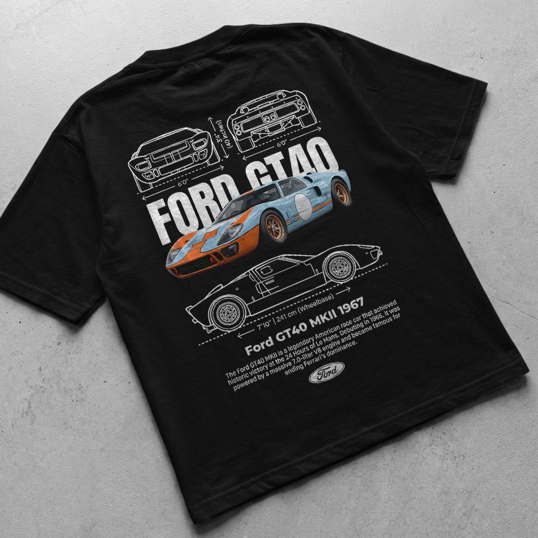 Car t-shirt design Ford GT40