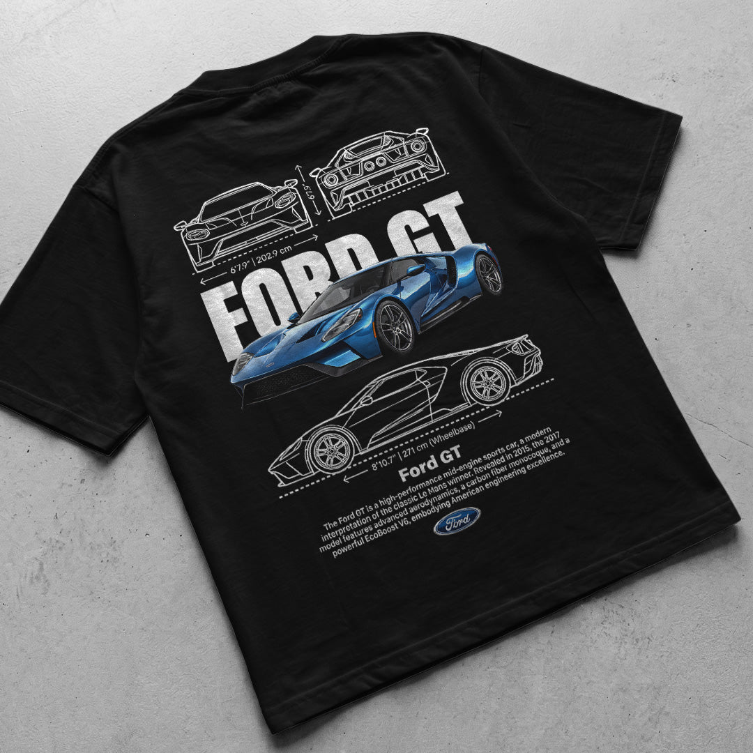 Car t-shirt design Ford GT