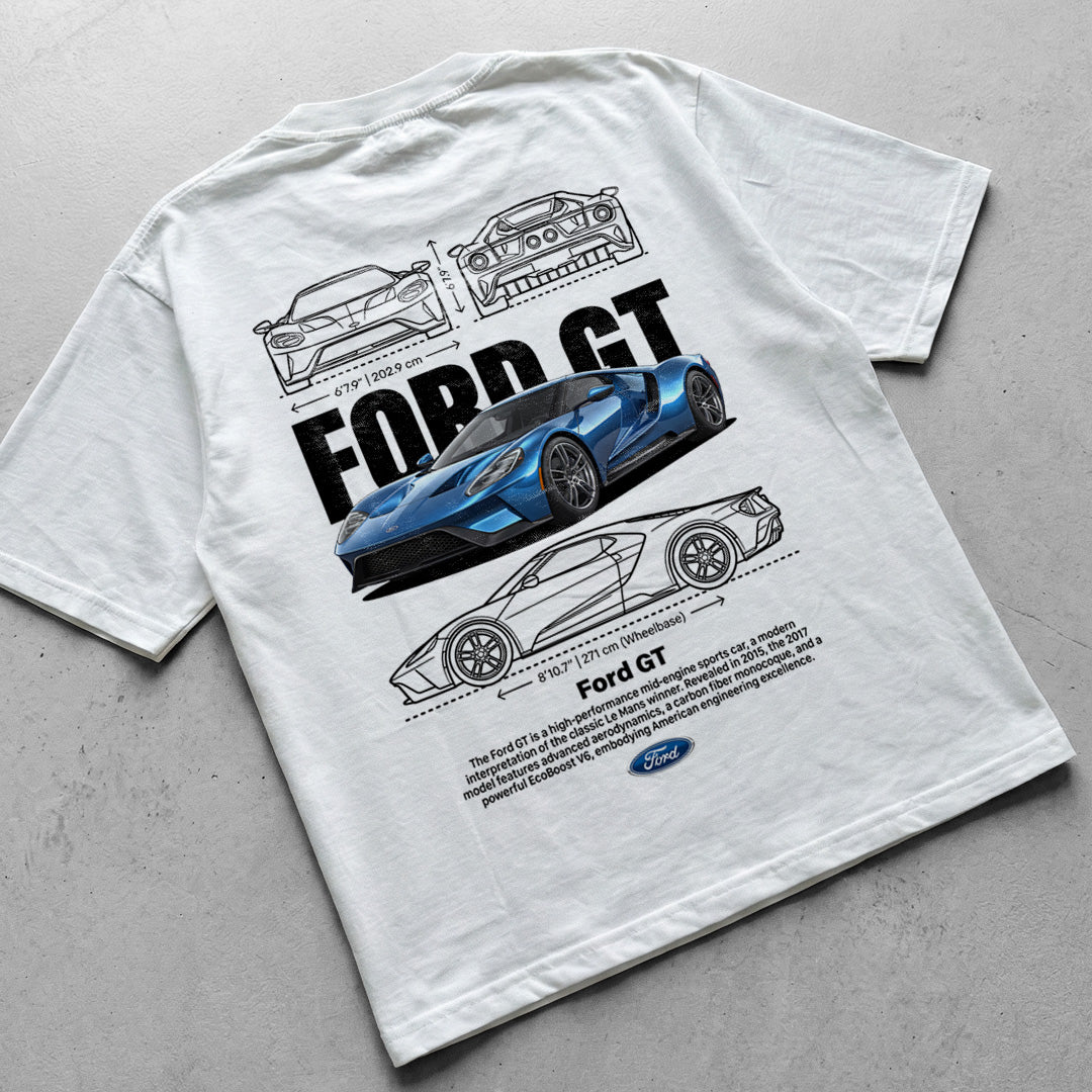 Car t-shirt design Ford GT