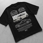 Car t-shirt design Ford Mustang 50 years