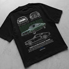 Car t-shirt design Ford mustang GT bullit 1968