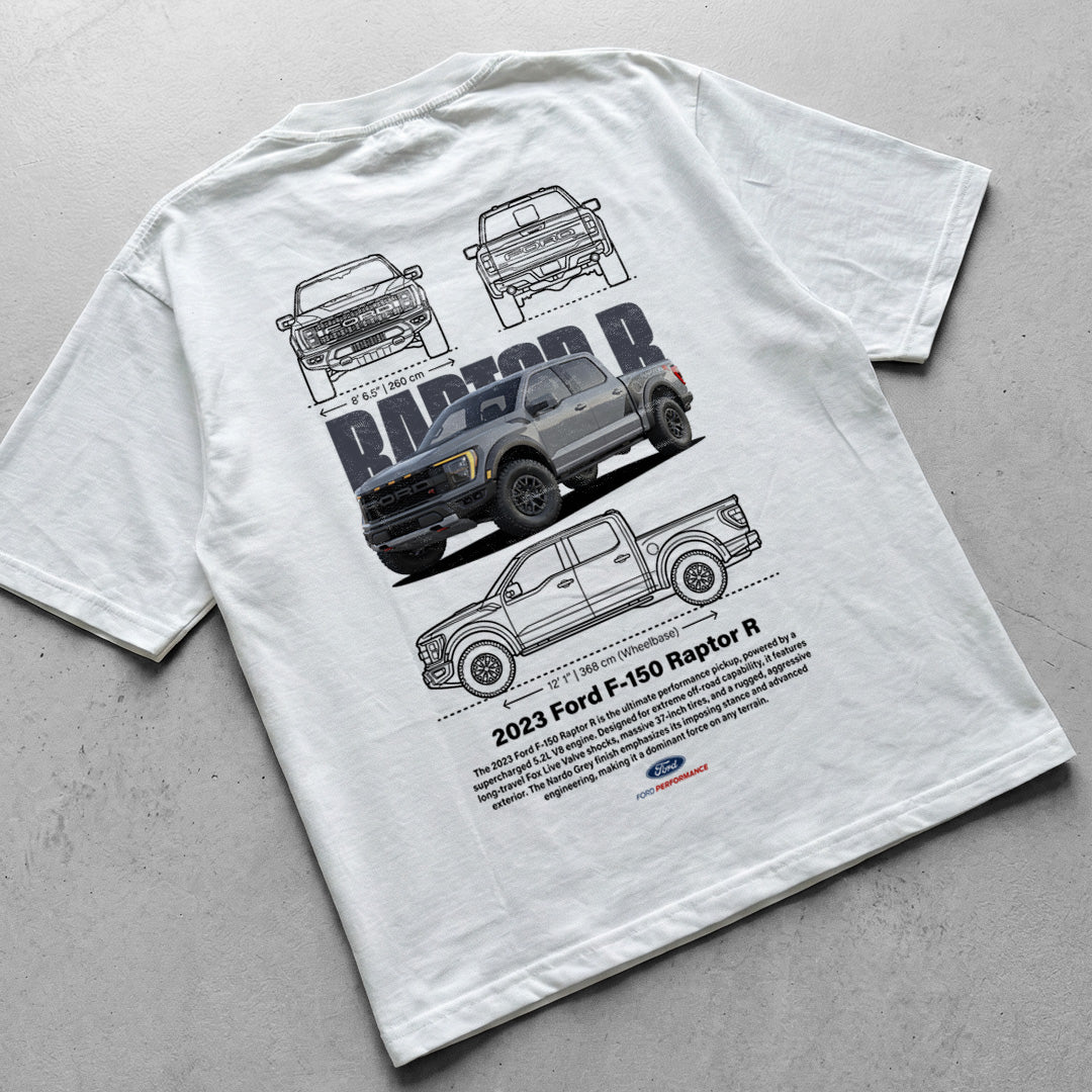 Car t-shirt design Ford Raptor R