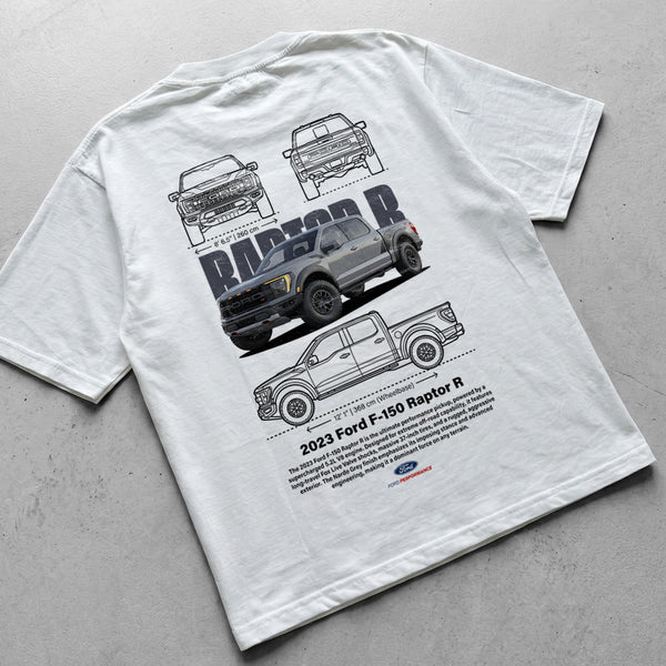 Car t-shirt design Ford Raptor R