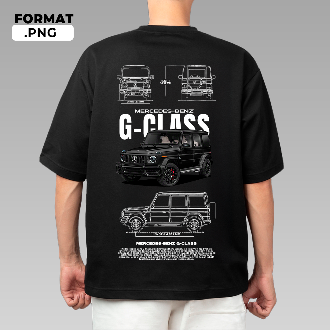 Mercedes-Benz G-Class - T-shirt design