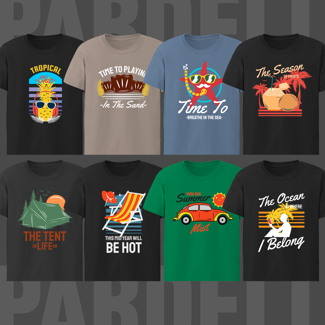 100 designs SUMMER, bundle editable. SVG, PNG