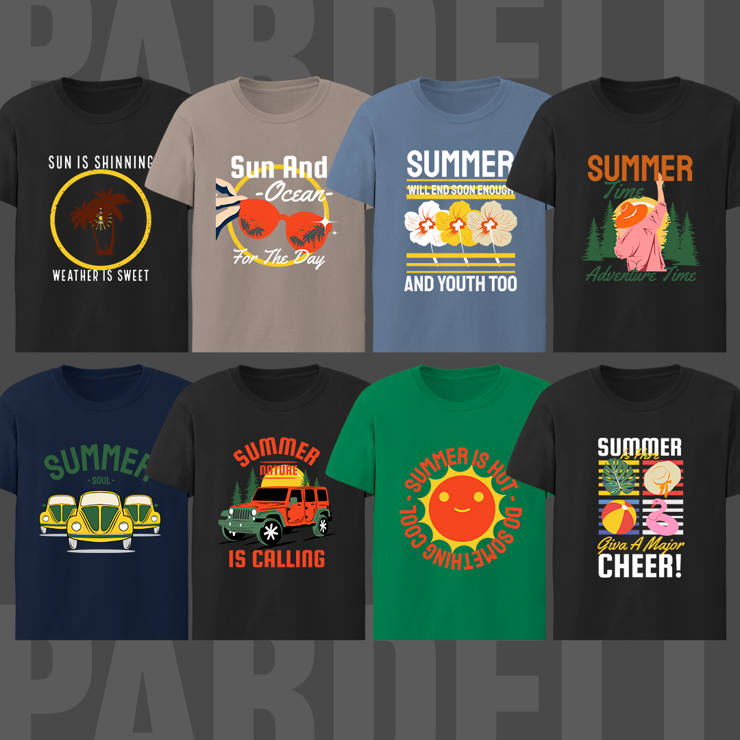 100 designs SUMMER, bundle editable. SVG, PNG