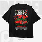 Sportscar-inspired T-shirt illustration – digital