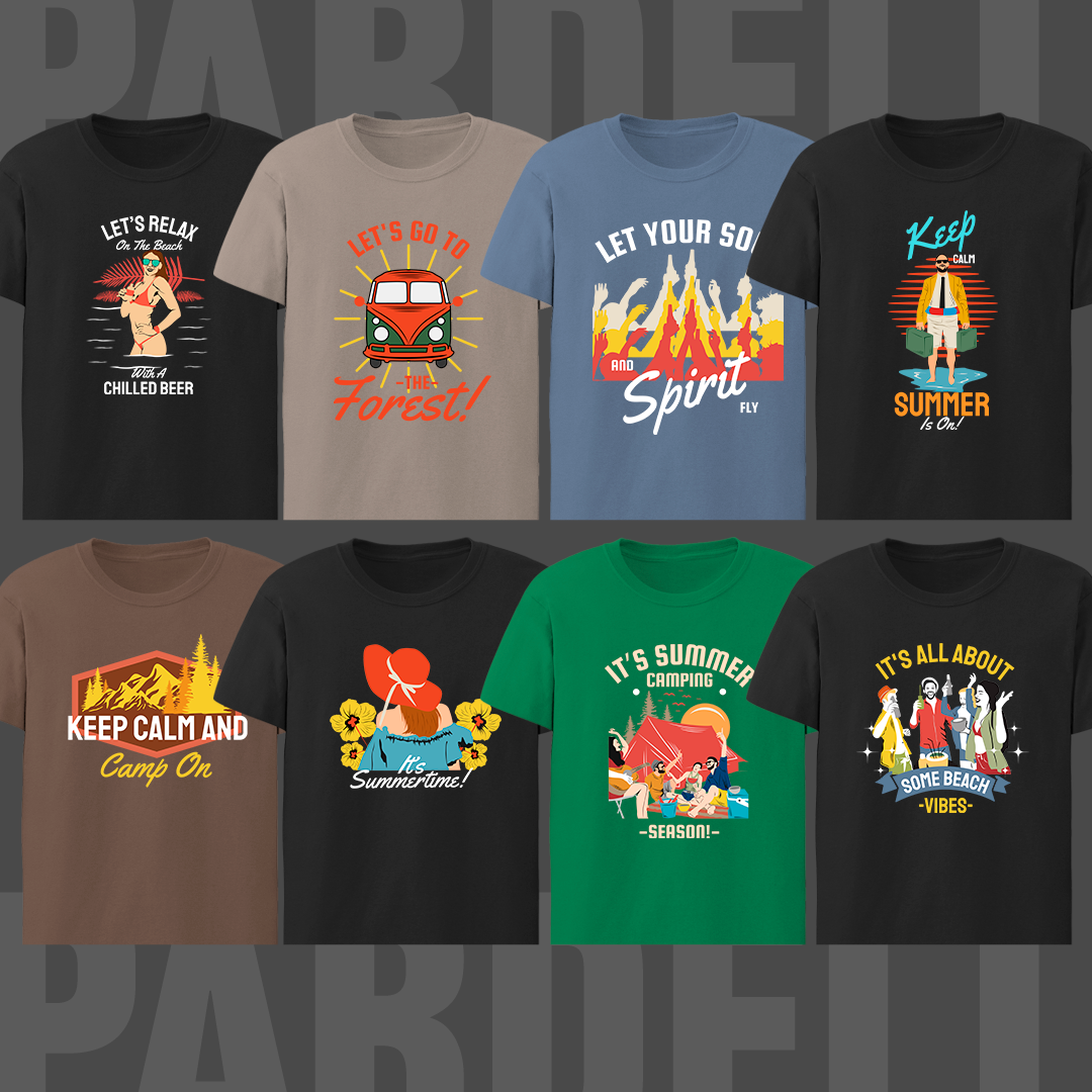 100 designs SUMMER, bundle editable. SVG, PNG