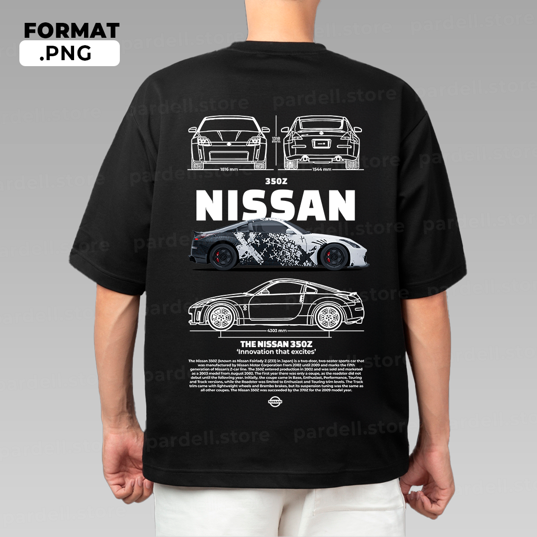 Nissan 350Z gray / t-shirt design