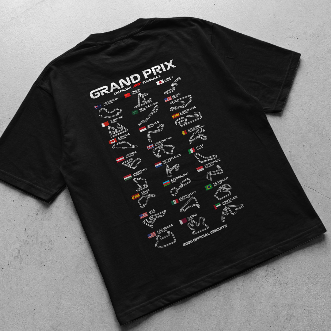 Digital File - 2026 Calendar F1 Grand Prix - t-shirt design, posters, hoodies..