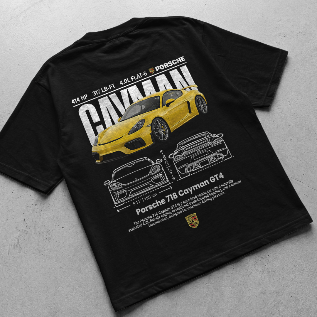 Digital file - Car t-shirt design Porsche 719 Cayman GT4