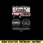 Digital File - Car t-shirt design GMC Sierra 2500